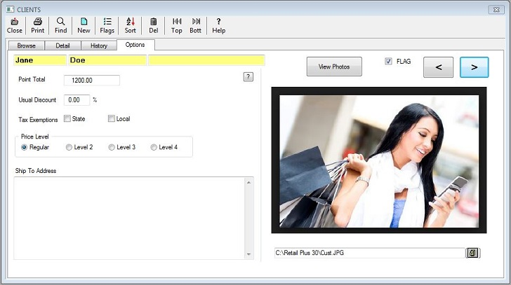 screenshot of Retail Plus Point Of Sale